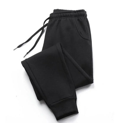 Autumn and Winter Casual Jogging Pants Fleece Sweatpants for Soft and Comfortable Workout