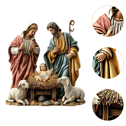 Christmas Nativity Scene Figurine
