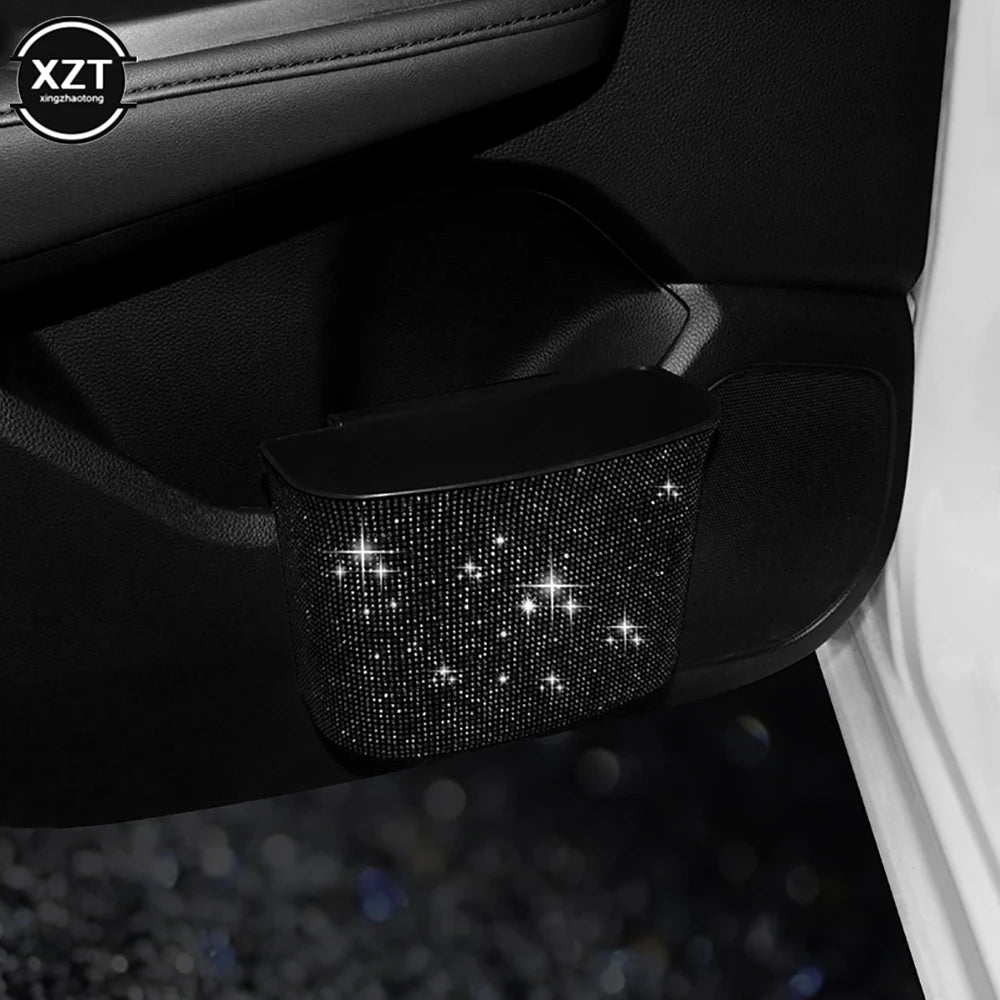 Papelera de Coche Cuadrada con Tapa de Presión