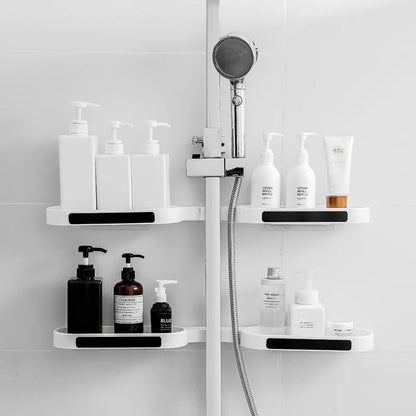 Punch-free Bathroom Revolving Rack Wall