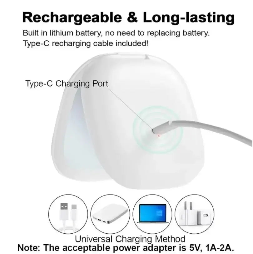 2 Face Sides Touch Compact Led 3 Colors