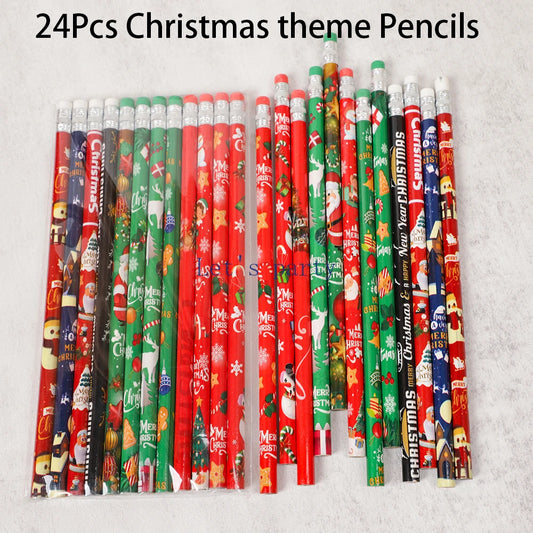 24Pcs Cartoon Christmas Santa Claus