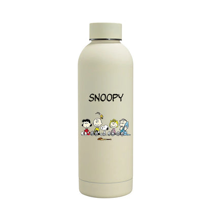 Snoopys Fashion Thermos Bottle Stainless Steel Vacuum Cup Travel Camping Keep Hot Cold Drink Insulated Mug Women Birthday Gifts