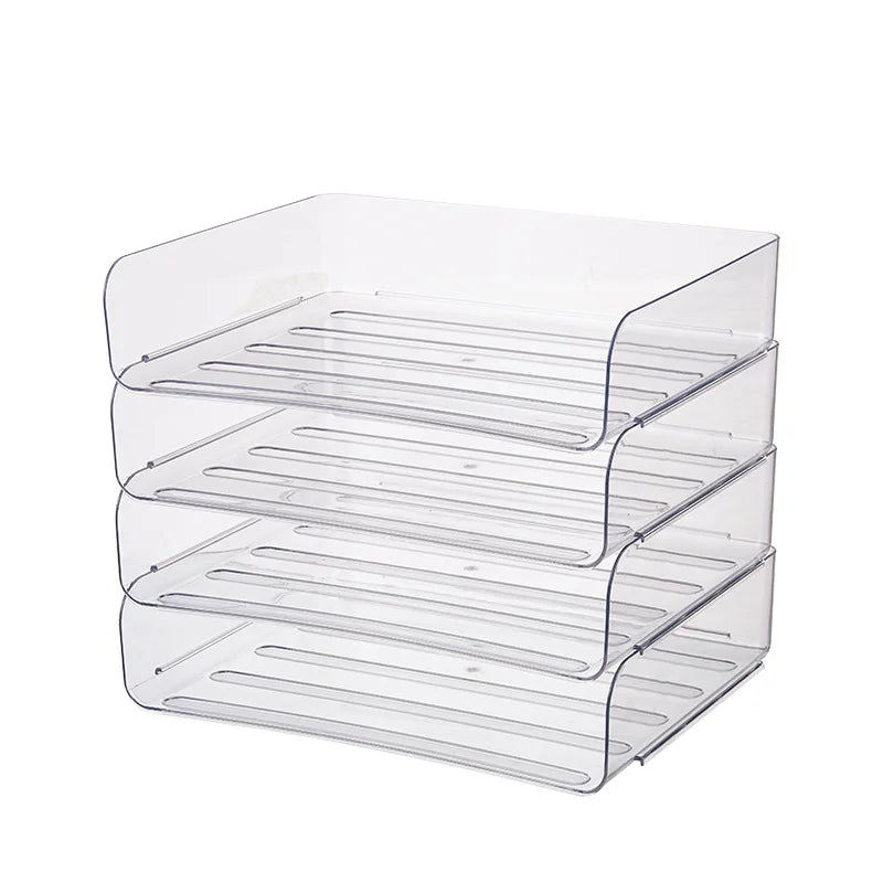 Office Desktop Organizer A4 Paper Drawer Storage Box Stackable File Cabinet Pen Holder Document Case Holder A4 Size Storage Box
