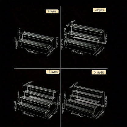 Expositor Acrílico Transparente – Organizador Multifunción