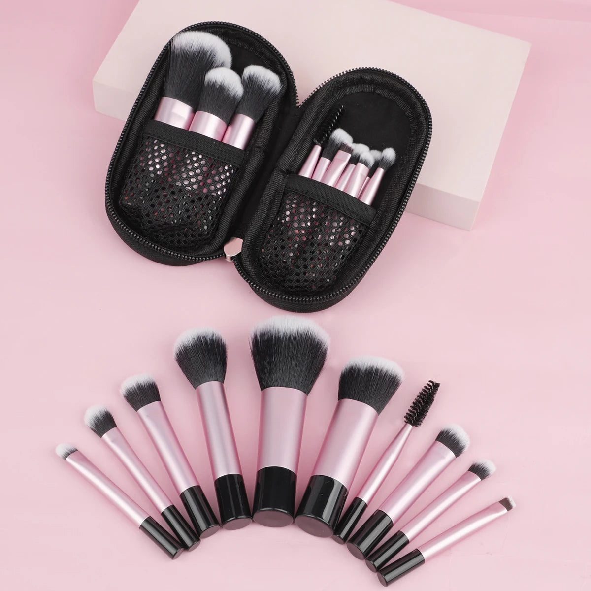 10Pcs Mini Makeup Brush Set Powder ñ