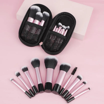 10Pcs Mini Makeup Brush Set Powder ñ