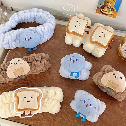 Cute Face Wash Hair Tie Wrist