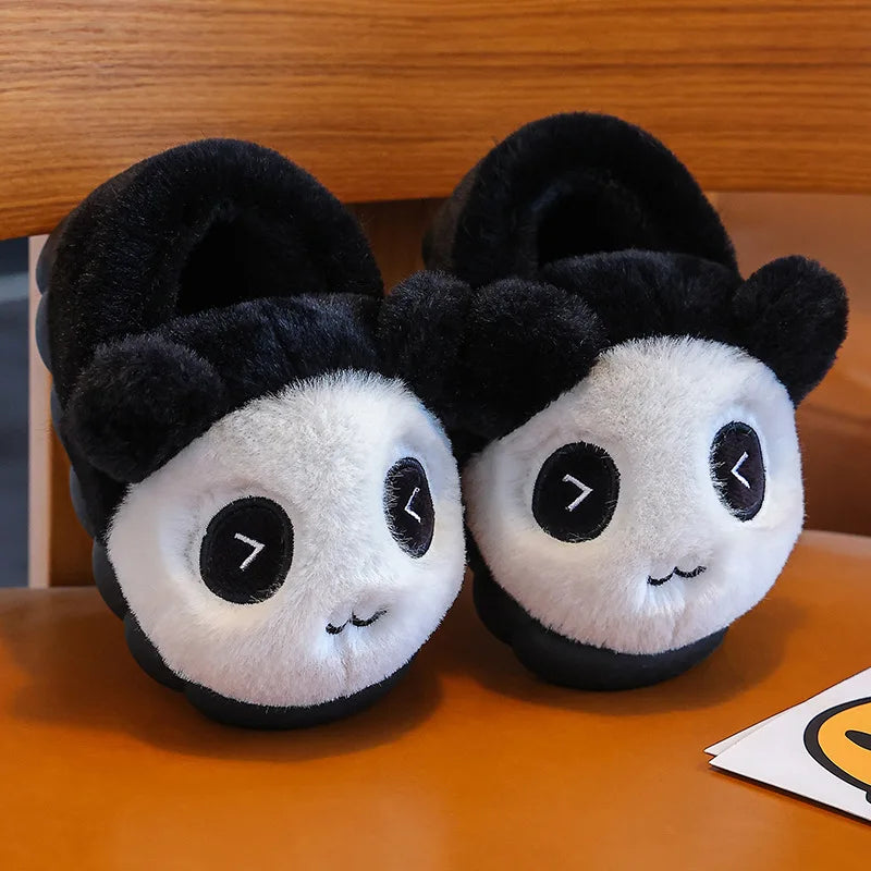 Cartoon Character Lovely Baby Cotton Shoes Slippers Autumn/winter Plush Warmth Children Cotton Slippers Indoor Kids Shoes