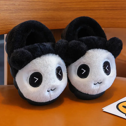 Cartoon Character Lovely Baby Cotton Shoes Slippers Autumn/winter Plush Warmth Children Cotton Slippers Indoor Kids Shoes