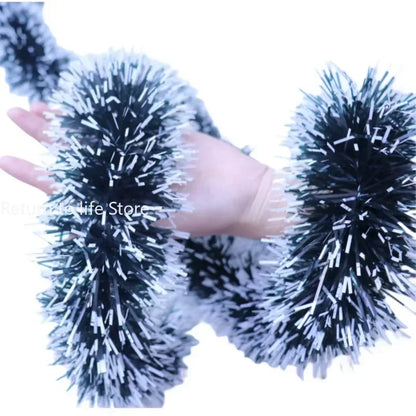 3 pcs Christmas Tinsel Garland Shiny