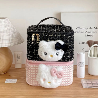 Neceser de Maquillaje Hello Kitty de Gran Capacidad