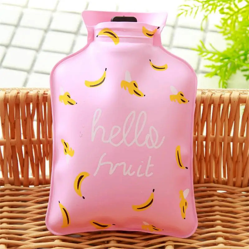Hot Water Bottle Ideal per a Colorful Water Injection Highly Rated Convenient Handbag Accessory Pocket Cartoon Design