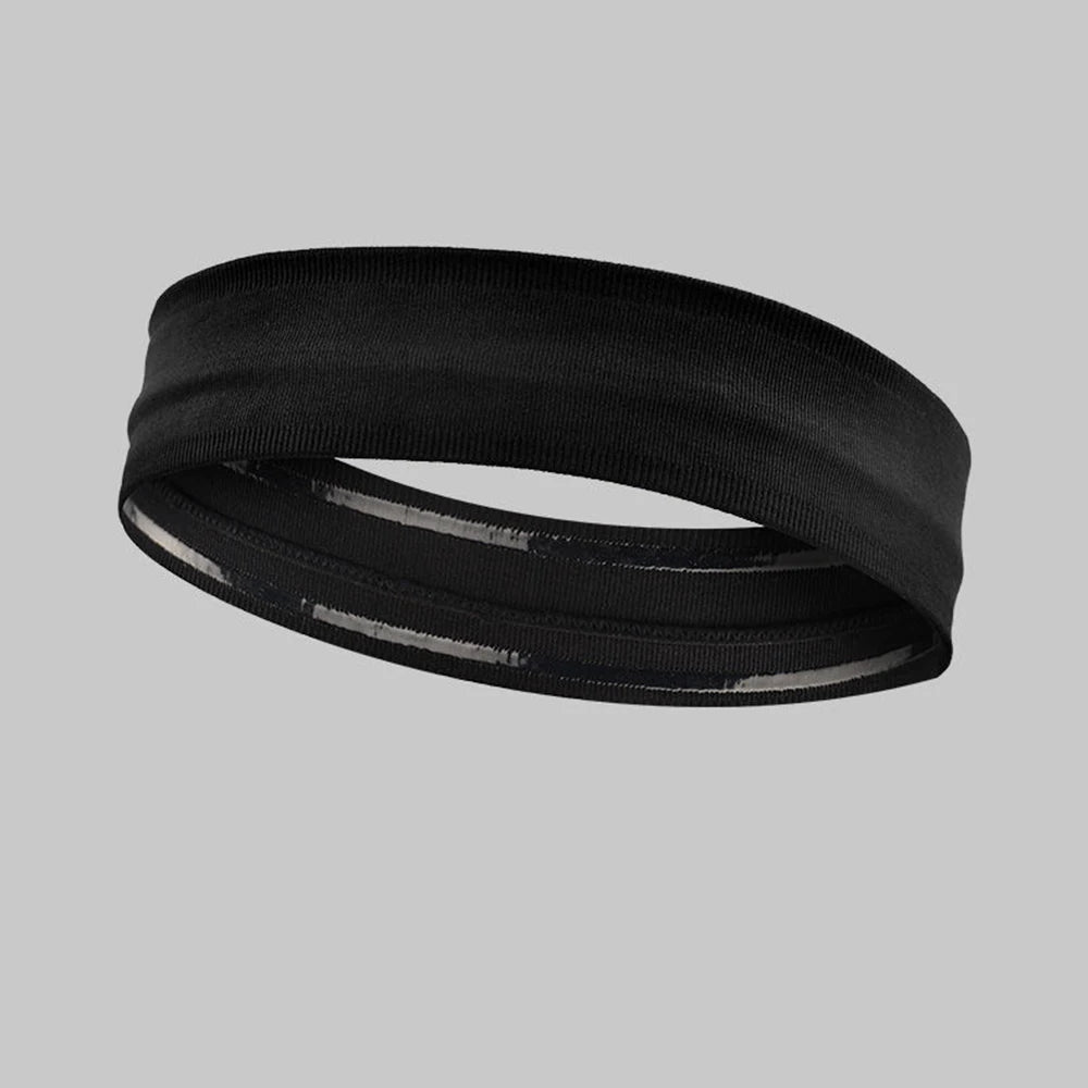 Sport Elastic Headbands Thick Non-Slip Sweatband Sports Gym Headband Women Men Breathable Basketball Fitness Yoga Hair Band