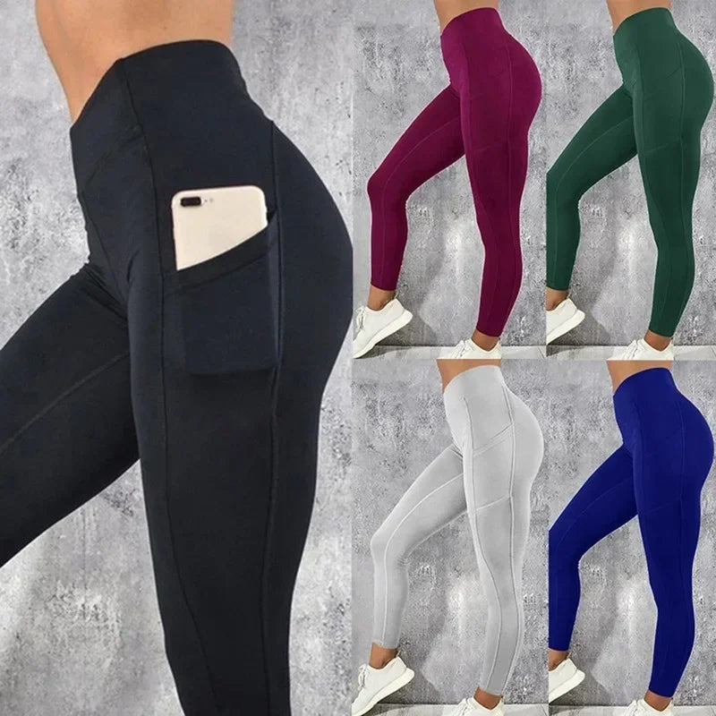 Leggings Deportivos Mujer – Cintura Alta y Efecto Push-Up
