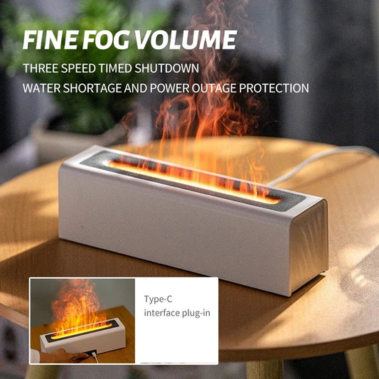 Fragrance Diffuser Flame Humidifier Home