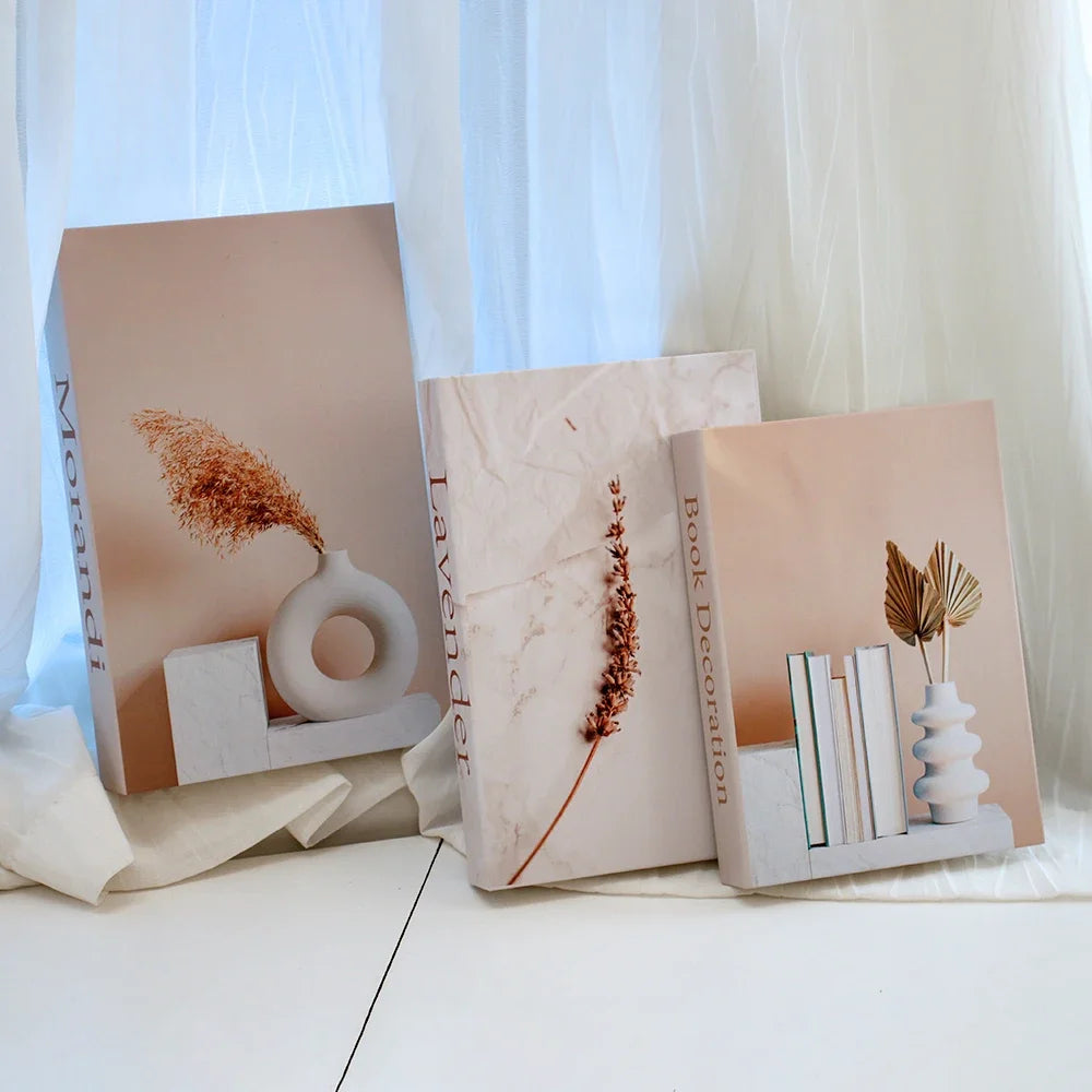 3-pack Luxurious Decoration Can Be Opened Book Box Bookshelf Decor Desk Decoration Living Room Photography Base Props Book Decor