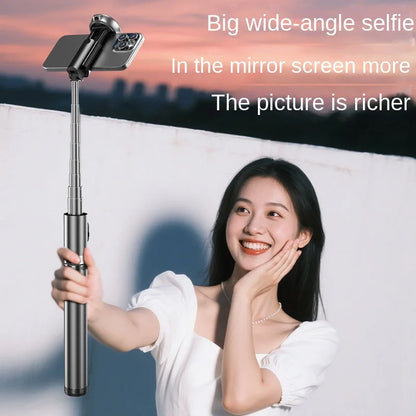 FANGTUOSI 1700mm Tripod Auto Pop Open Tripod Selfie Stick with Magnetic Bluetooth Remote Smart Phone Shooting phone holder