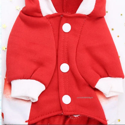 Christmas Pet Clothes Dog Hoodies