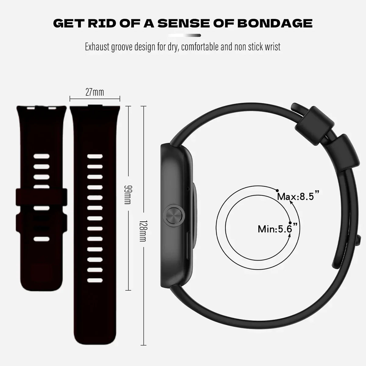 Original Silicone Strap For Redmi watch 4