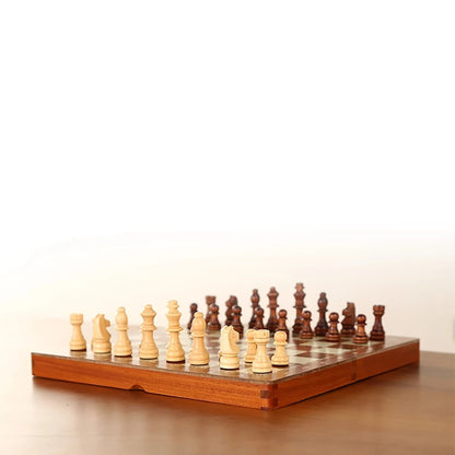 Rosewood Luxury Chess Set with 2 Extra Queens