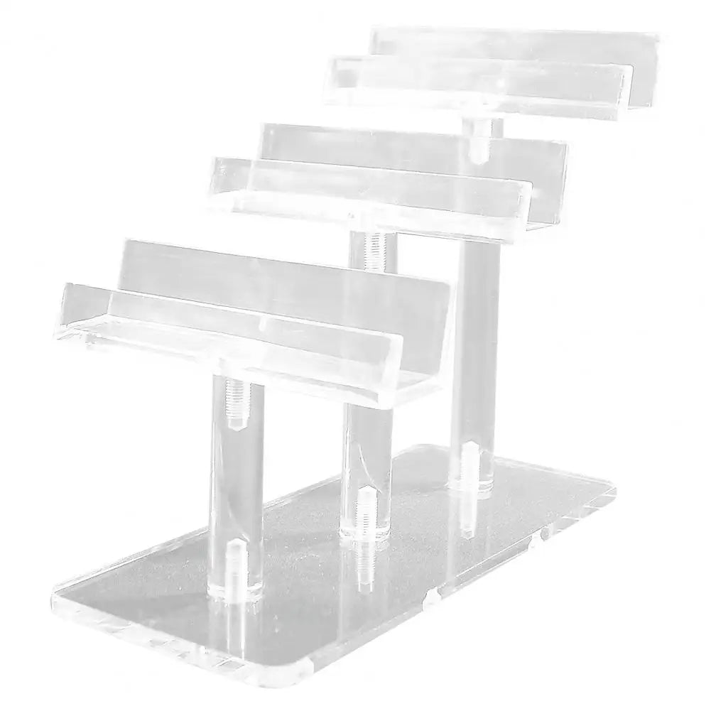 1 Set Acrylic Glasses Display Stand Multi-tiers Non-slip Freestanding Desktop Sunglasses Eyeglasses Eyewear Show Holder Rack