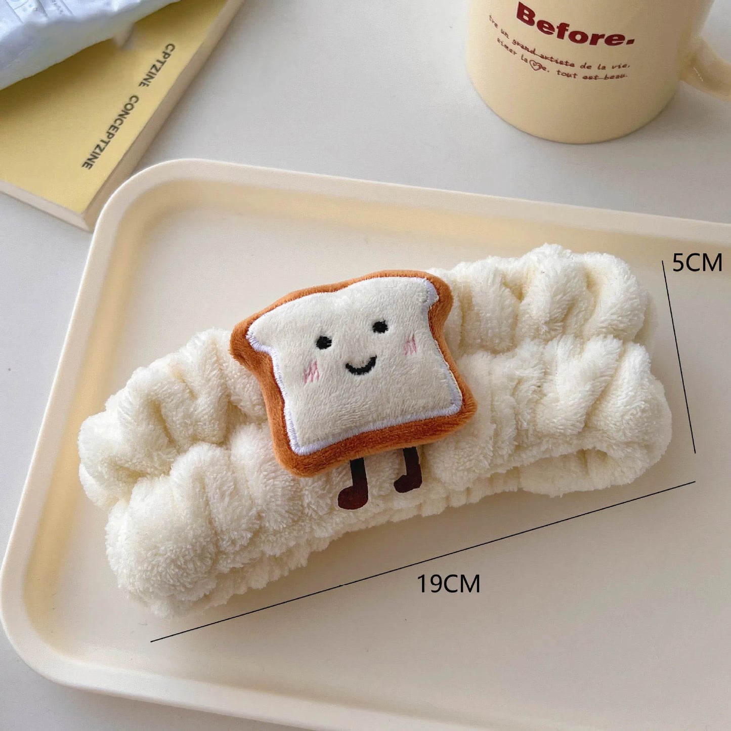 Cute Face Wash Hair Tie Wrist