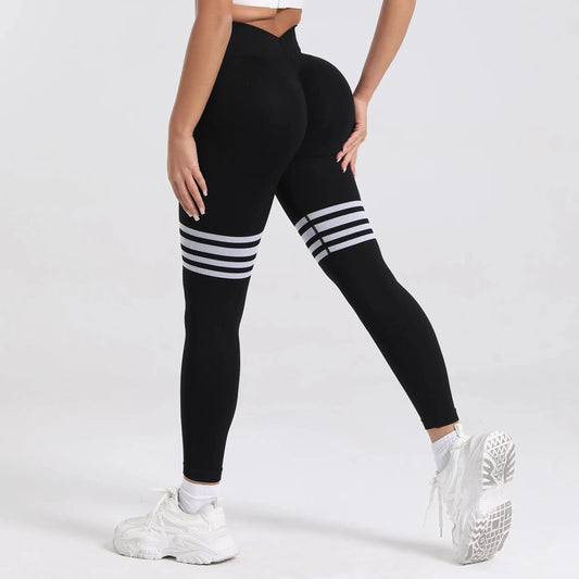 Women Back Line Leggings Gym Fitness