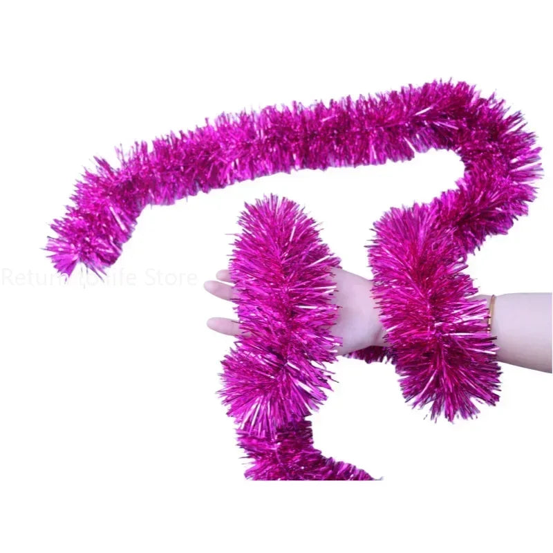 3 pcs Christmas Tinsel Garland Shiny