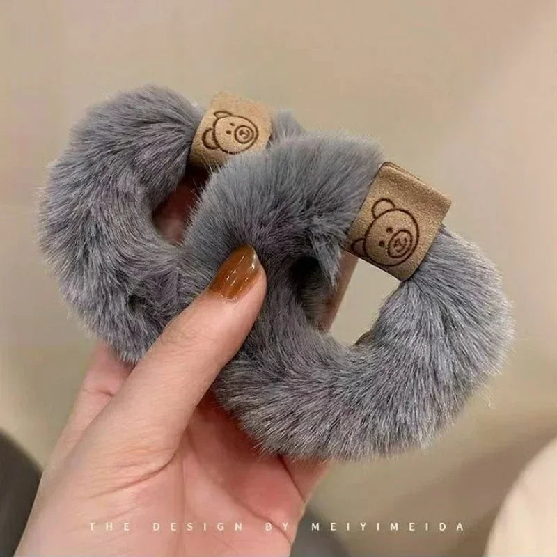 Autumn and Winter Plush Patch Bear