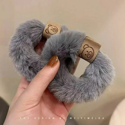 Autumn and Winter Plush Patch Bear