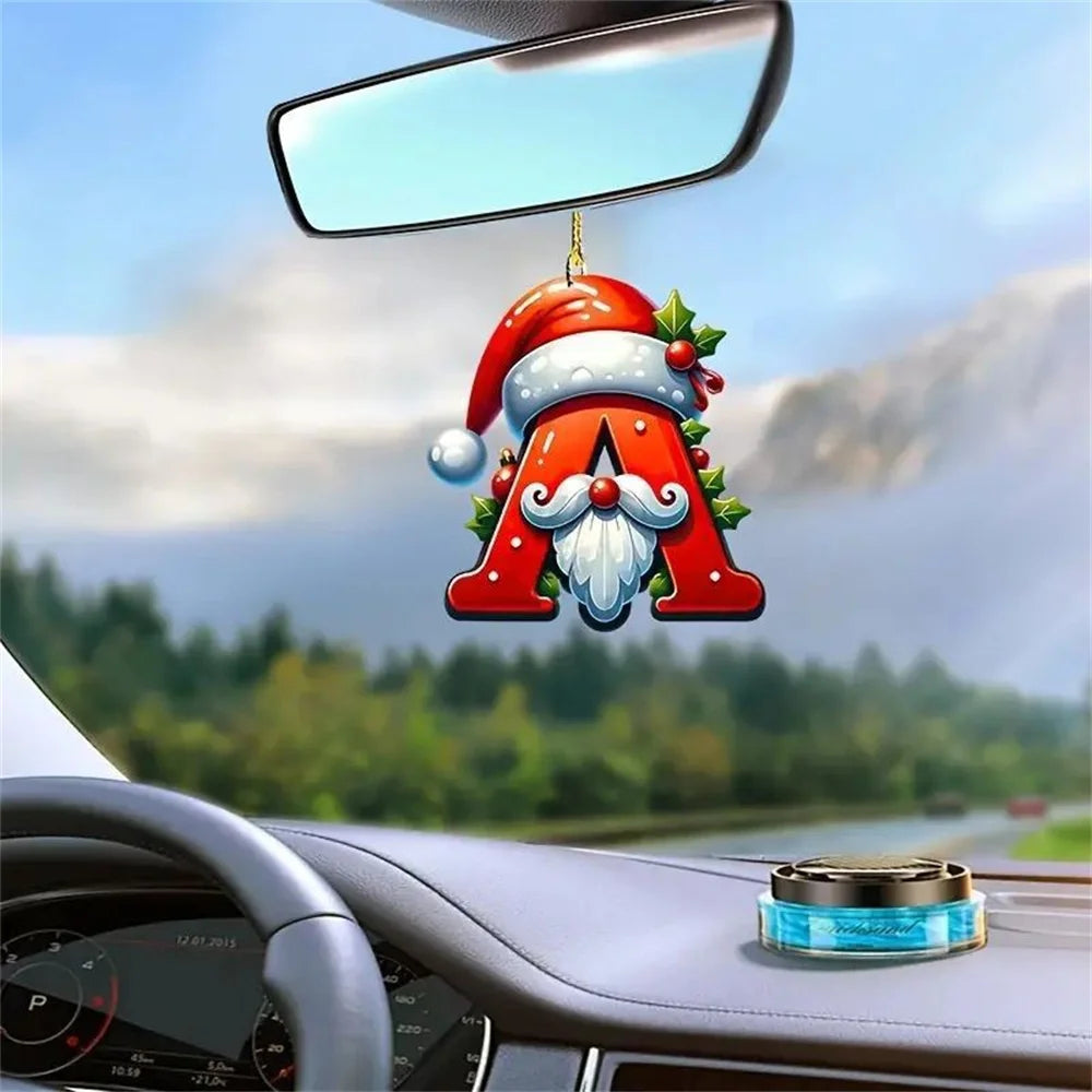 Christmas Acrylic Letter Pendant