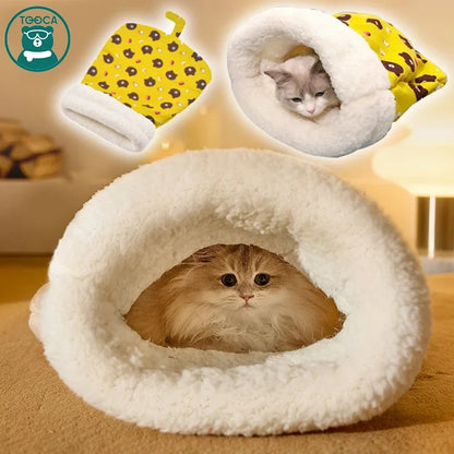 Cat Sleeping Bag Soft Cuddly Fluffy