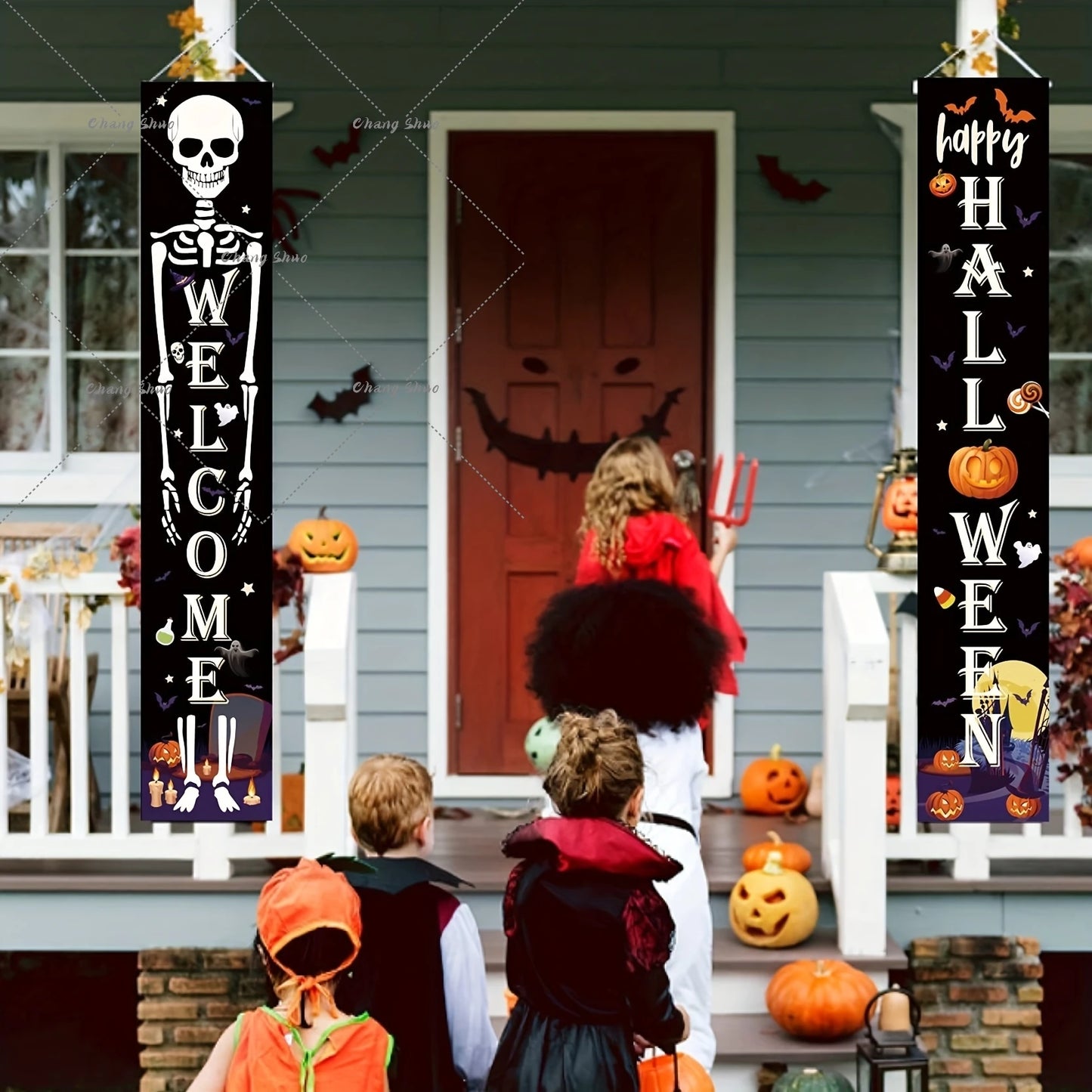 Halloween Hanging Door Curtain Banner
