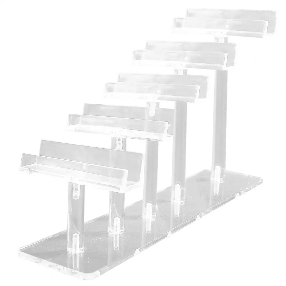 1 Set Acrylic Glasses Display Stand Multi-tiers Non-slip Freestanding Desktop Sunglasses Eyeglasses Eyewear Show Holder Rack