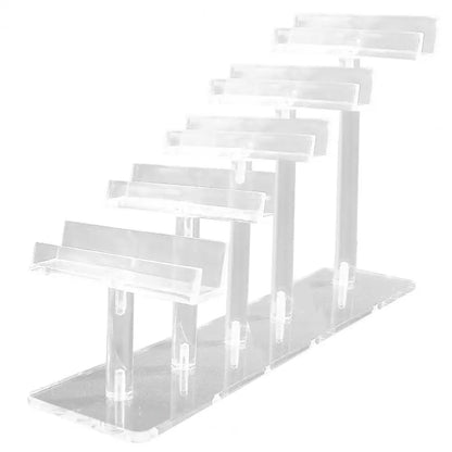 1 Set Acrylic Glasses Display Stand Multi-tiers Non-slip Freestanding Desktop Sunglasses Eyeglasses Eyewear Show Holder Rack
