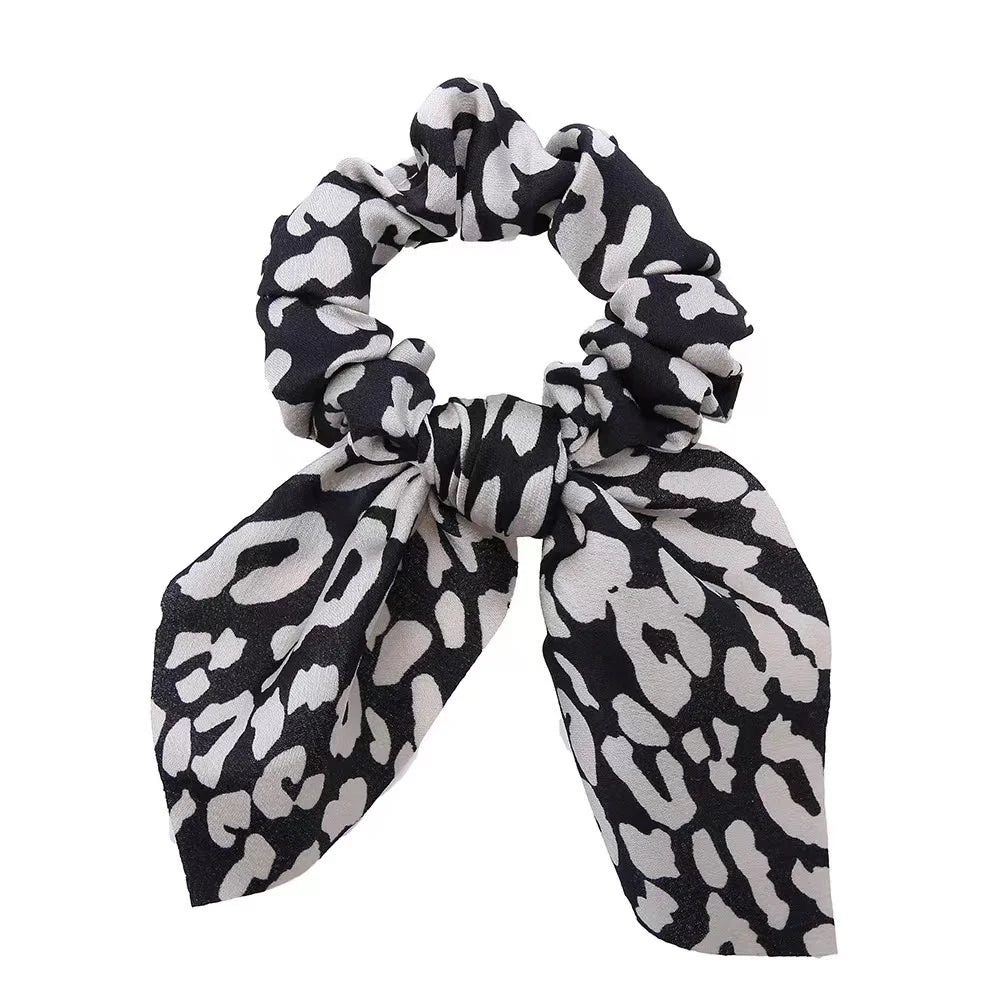 Set de 3 Scrunchies con Lazo – Estampado Floral