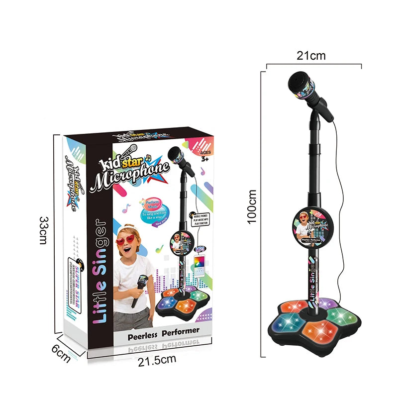 Kids Microphone with Stand Karaoke Song