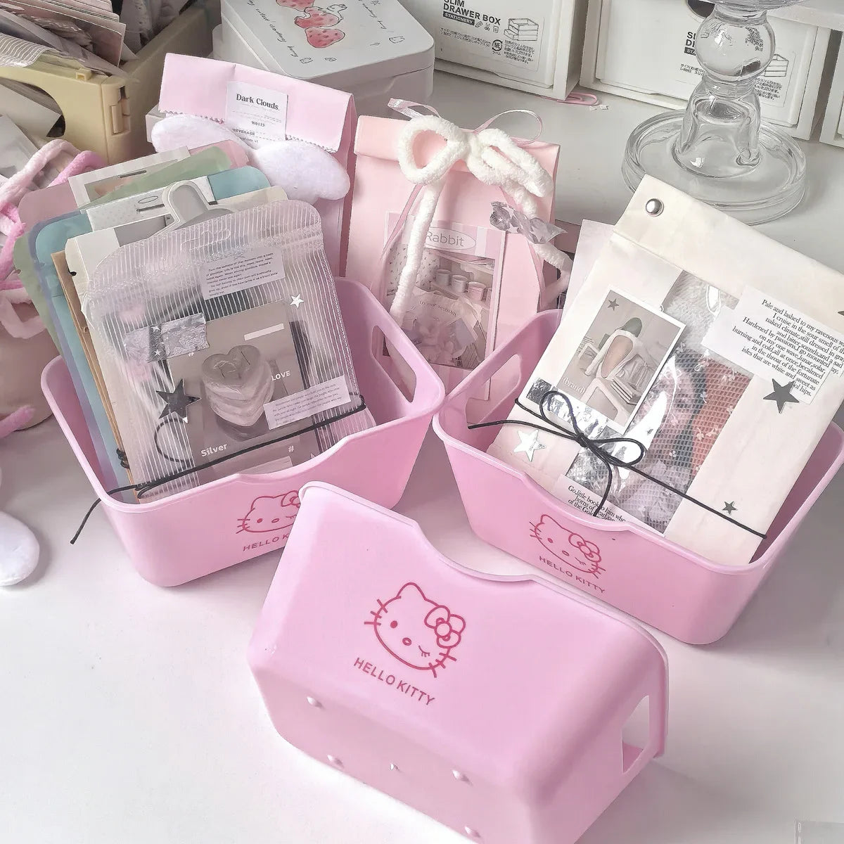 Set de 5 Organizadores Hello Kitty para Escritorio